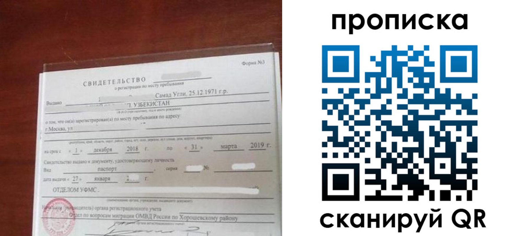 прописка в квартире в Лосино-Петровском
